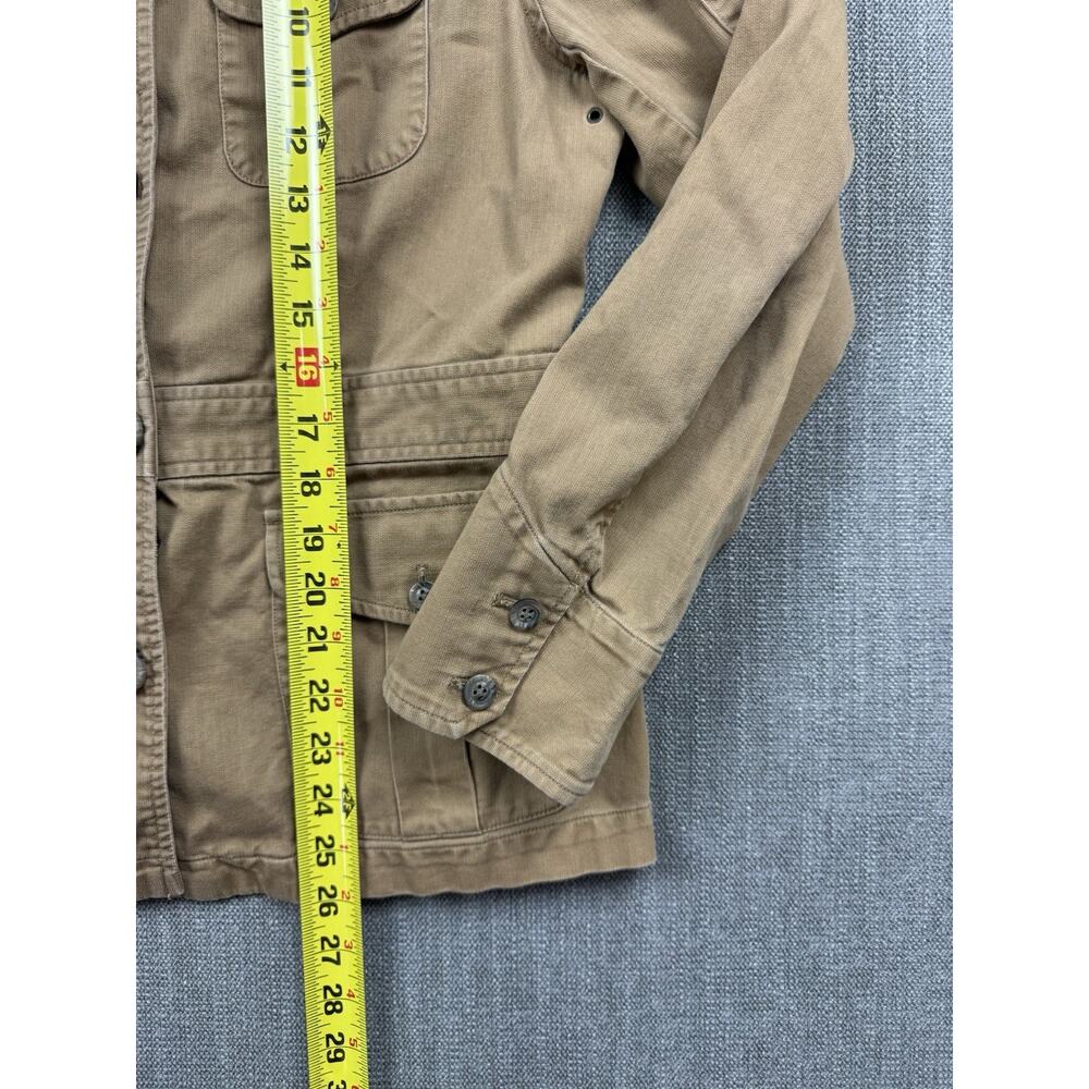 Lauren Ralph Lauren Safari Utility Jacket Womens Medium Tan Cotton Military - Picture 6 of 8